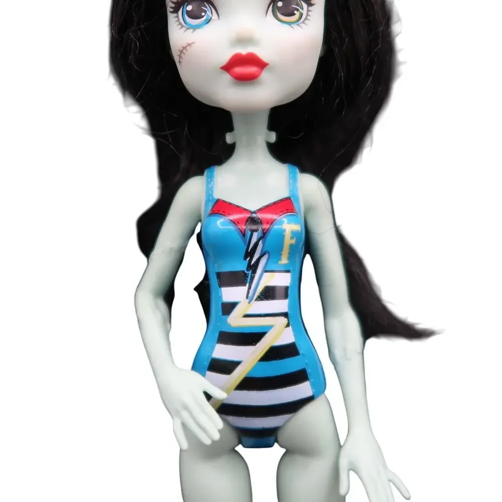 Monster High Frankie Stein Daughter of Frankenstein Doll Blue Bathing Suit 2017